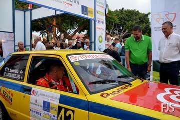 San Juan, escenario de la protocolaria ceremonia de salida del Rallye de Telde (Foto Francisco Javier Santana)